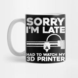 Funny 3D Printer Design For Men Women 3D Printing Printer Mug